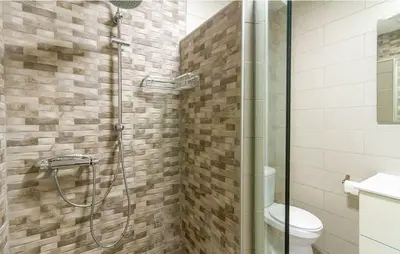 Un baño de Casa con acceso directo a la playa de Mojácar