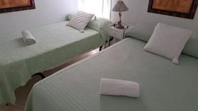 Cama o camas de una habitación en Aguadulce Beach