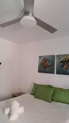 Cama o camas de una habitación en Aguadulce Beach