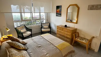Cama o camas de una habitación en Brisas del Mar Mediterráneo
