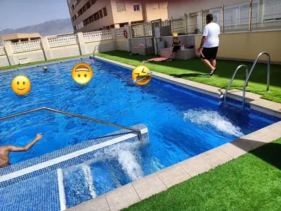Piscina en o cerca de Ático en Roquetas de mar