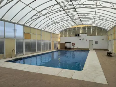 Piscina en o cerca de Vera Playa Apartamento muy cuco con jardín y 2 habitaciones