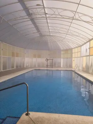 Piscina en o cerca de Vera Playa Apartamento muy cuco con jardín y 2 habitaciones
