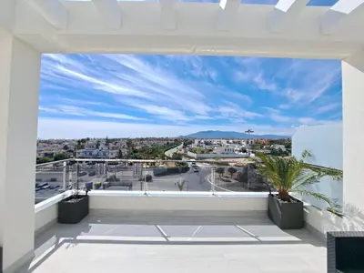 Un balcón o terraza de Ático obra nueva Magna Vera- El Playazo