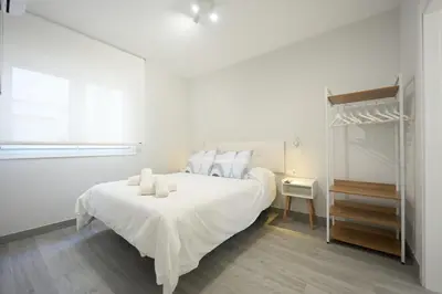 Cama o camas de una habitación en Paseo Marítimo - Apartamento a estrenar, a pie de playa, con 2 baños
