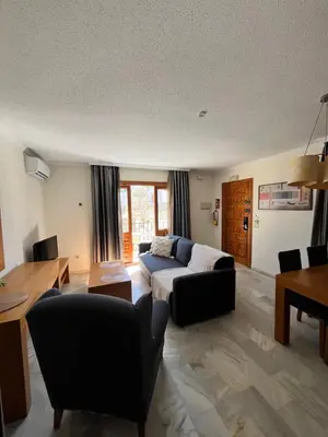 Cama o camas de una habitación en Apartamento Verano Azul