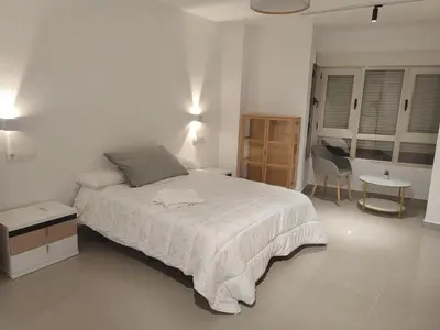Cama o camas de una habitación en Increible Loft en el Corazon de Lorca