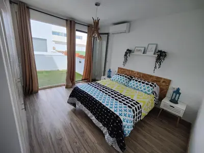 Cama o camas de una habitación en Apartamento El dragoncillo del Cabo