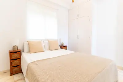 Cama o camas de una habitación en TrendyHomes San Sebastián