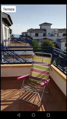 Un balcón o terraza de Ático vera5