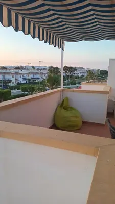 Un balcón o terraza de Ático vera5