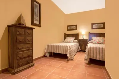Cama o camas de una habitación en Casa Las Salinas - San José
