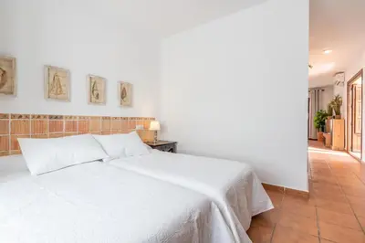 Cama o camas de una habitación en Casa Piedra Galera - San José