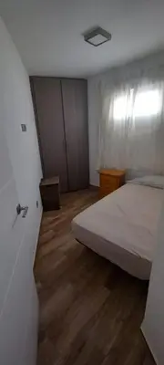 Cama o camas de una habitación en La casita de Rocio
