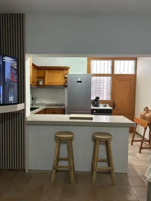 Una cocina o zona de cocina en Villa playa