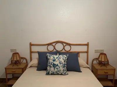 Cama o camas de una habitación en Villa playa