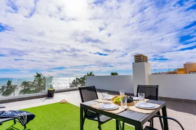 Un balcón o terraza de Apartamento Buenavista Playa Blue R&R