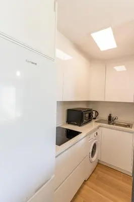 Una cocina o zona de cocina en Apartamento Buenavista Playa Blue R&R