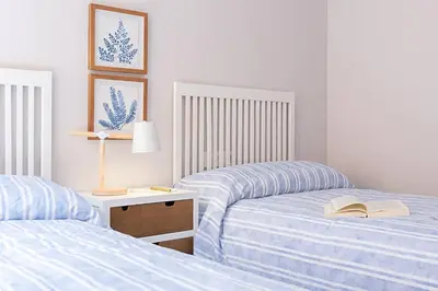 Cama o camas de una habitación en Apartamento Catedral