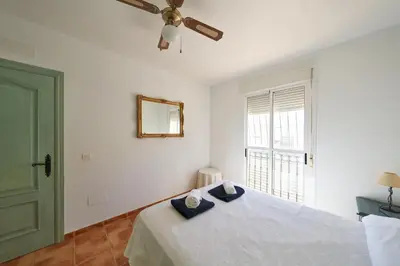 Cama o camas de una habitación en Casa Juani