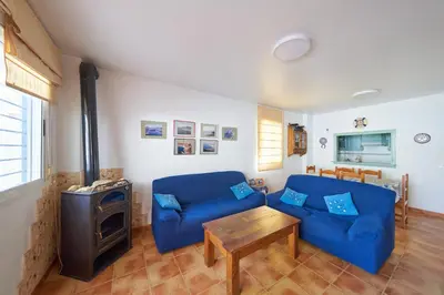 Zona de estar de Casa Juani
