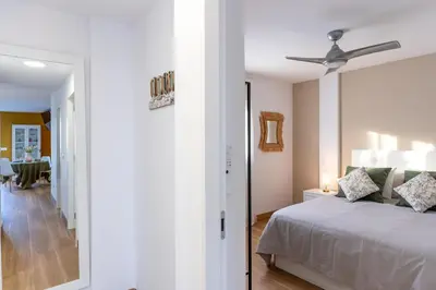 Cama o camas de una habitación en Apartamento Buenavista Playa Sol R&R
