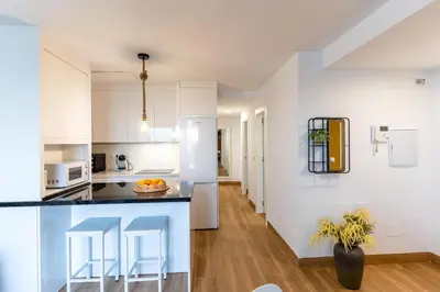 Una cocina o zona de cocina en Apartamento Buenavista Playa Sol R&R