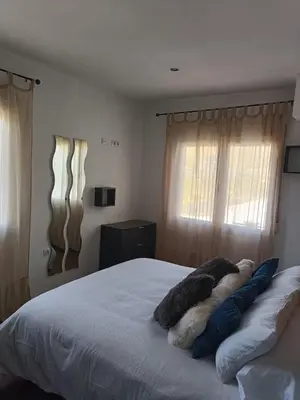 Cama o camas de una habitación en La Casa de Maia