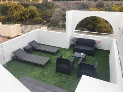 Zona de estar de Casa Laura ,Vera Playa