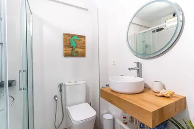 Un baño de Apartamento Studio al Mar R&R
