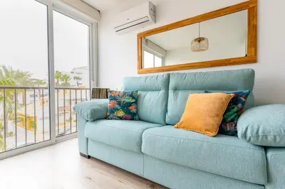 Zona de estar de Apartamento Studio al Mar R&R