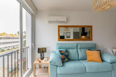 Zona de estar de Apartamento Studio al Mar R&R