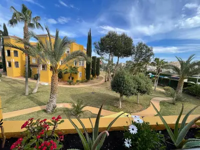 Jardín al aire libre en CASA EVA Naturista, Vera Playa