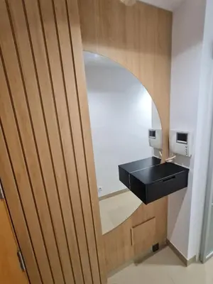 Una cocina o zona de cocina en Sybarix Beach: 1ª línea de playa