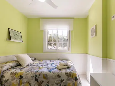 Cama o camas de una habitación en Apartment Torre Marfil by Interhome
