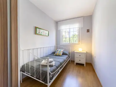 Cama o camas de una habitación en Apartment Torre Marfil by Interhome