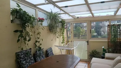 Zona de estar de Villa Romana con piscina privada y vistas al jardín