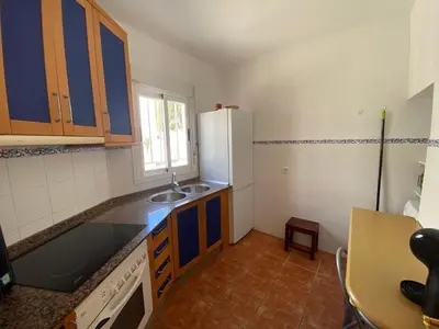 Una cocina o zona de cocina en Duplex Barbados Aguamarga
