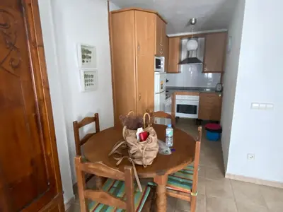 Una cocina o zona de cocina en Apartamento Centro Aguamarga