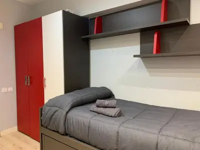 Cama o camas de una habitación en Apartamento CostaSol