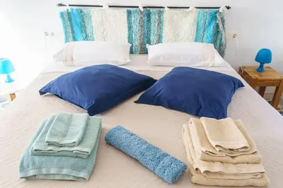 Cama o camas de una habitación en Casa Fiorella en Cabo de Gata.