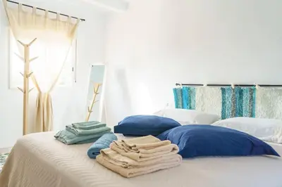 Cama o camas de una habitación en Casa Fiorella en Cabo de Gata.