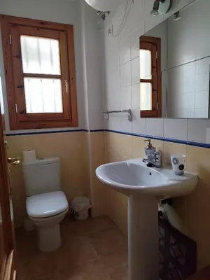 Un baño de El mirador del beregenal