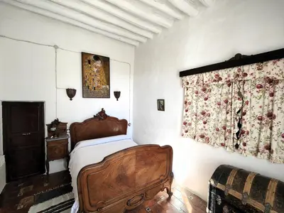Cama o camas de una habitación en Cortijo Buena Vista