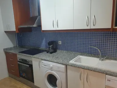Una cocina o zona de cocina en ALANDALUSTHALASSA.COM Apartamento con hermosas vistas