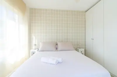 Cama o camas de una habitación en Paraíso Frente al Mar con Piscina - By Aloha Palma