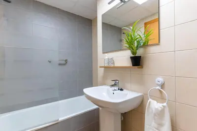 Un baño de Apartamento Mirador Playa Serena II R&R