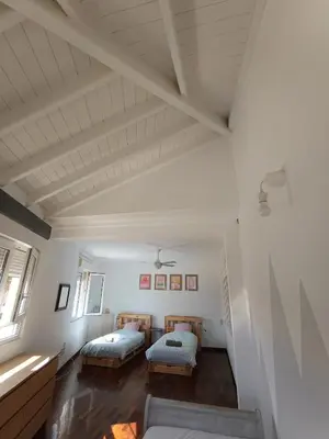Cama o camas de una habitación en Casa La Vuelta