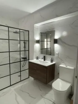 Un baño de Casa La Vuelta