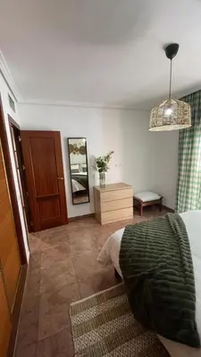 Cama o camas de una habitación en Rinconcito de Mar y Relax